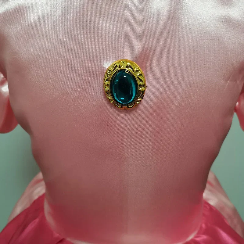 Carnaval Cosplay niñas fiesta Navidad disfraces de superhermano Halloween rosa princesa melocotón vestido con corona MN3