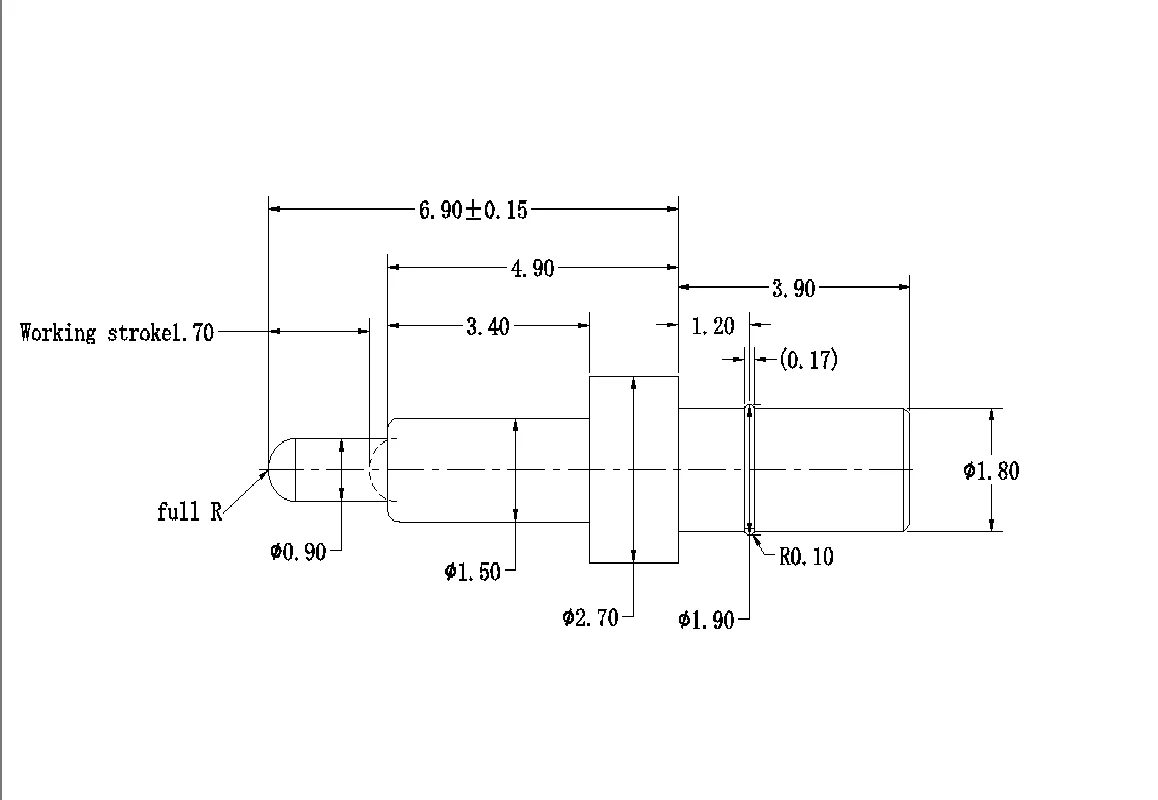 customized type,pogo pin or spring loaded  contact with  Weak spring force  1A current