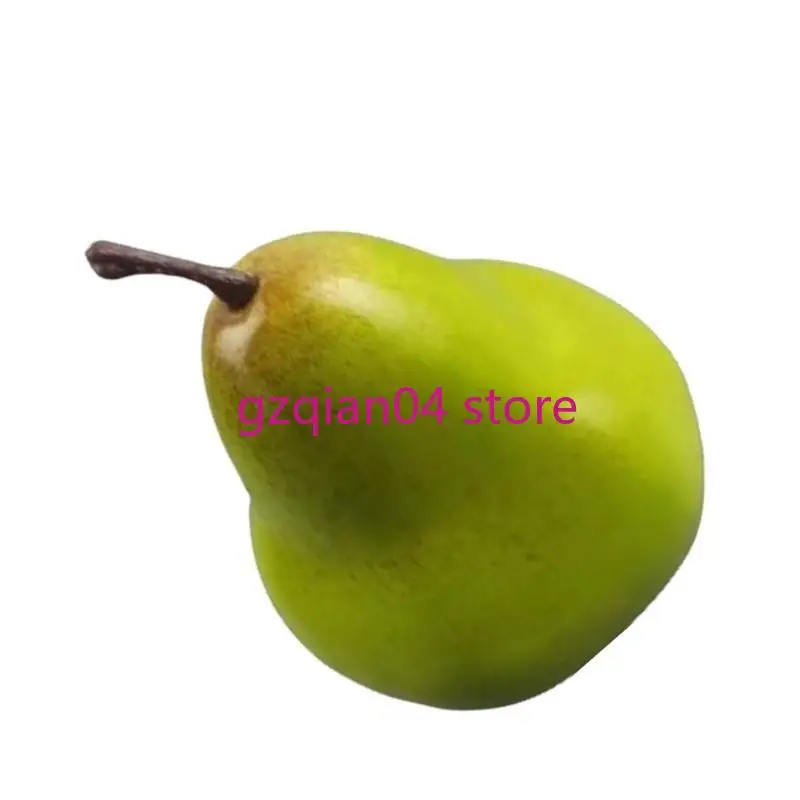 N7MD Realistische Kunstbirme für Supermarktdekoration zu Hause und künstliche Früchte zeigen