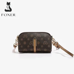 Foxer Marke PVC Material Clutch Tasche Frauen Umhängetaschen Dame Mode neues Design Umhängetasche hochwertige Telefon Geldbörse