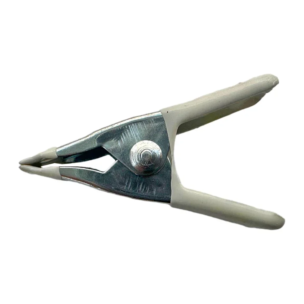 A-Shaped Metal Spring Clamps 2 4 Inch Multi-Purpose Woodworking Clips With Rubber Pads Tips Grip Photos Craft Clips Hand Tools