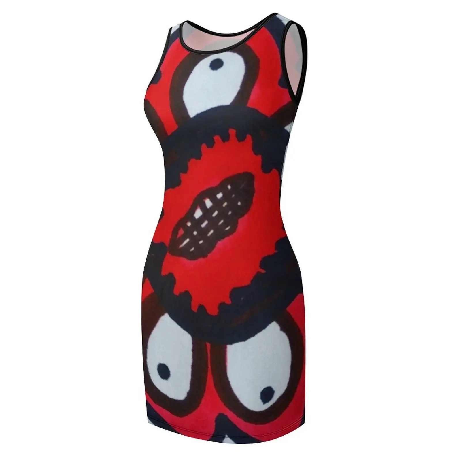 rode bloem mouwloze zonnejurkjurken voor dames bruidjurken verjaardagsjurken voor dames elegant grote maten