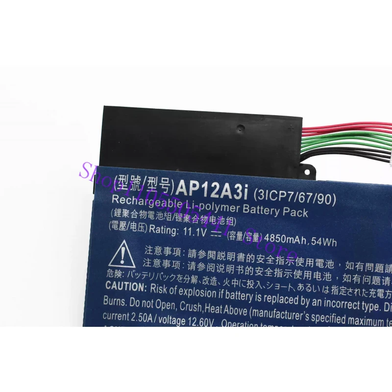 AP12A3i Laptop Battery for ACER Aspire Timeline M5-581G M3-581TG 481G MA50 W700 11.1V 4850mAh 54Wh