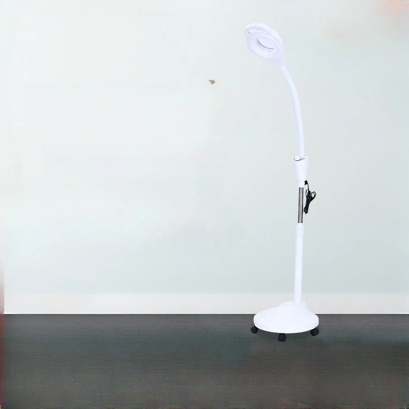 

LED Cold Light Floor Lamp Beauty Salon Handrail Dimming Adjustable Height Skin Nail Tattoo Gentle Light for Treatment Salon