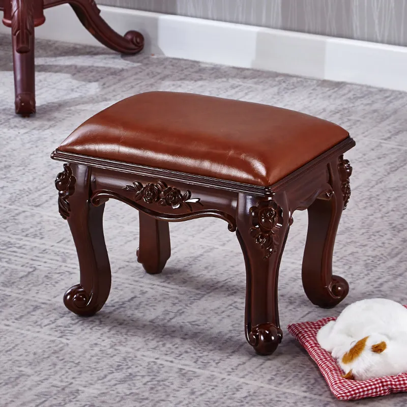 European coffee table  American low  small stool household sofa  adult living room shoe change  enter