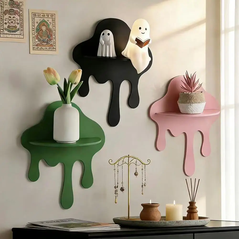 Melting Cloud Shelf Aromatherapy Display Shelf Melting Cloud Floating Shelf Wall Mounted Decorative for Potted Plants Nursery