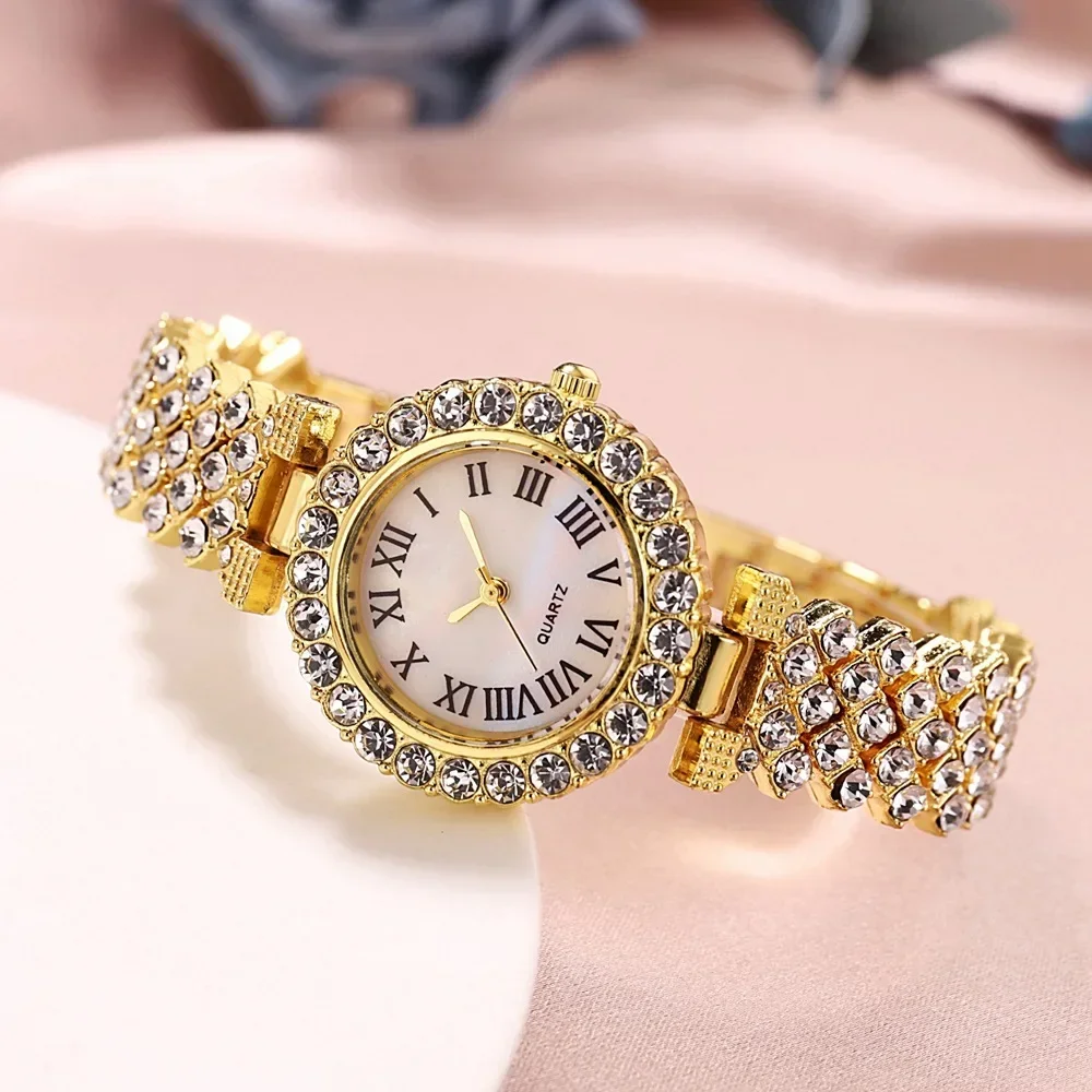 Gypsophila Strap Women\'s Fashion Watches Simple Starry sky Dial Luxury Quartz Watch Women Clock Rose Gold Pointer Wristwatches