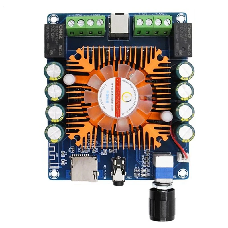 XH-A393 50W S 4 Audio Refitted Bluetooth Digital Power Amplifier Board TDA7388 Audio Amplifier Board