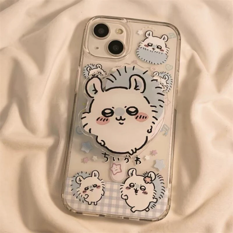Chiikawa Magnetic Holder Magsafe Phone Case for Samsung S26 Ultra S25 S24 S23 S22 Fe Z Fold7 Usagi Cartoon Anime Anti-Drop Cover - view 6