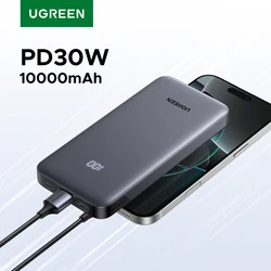 UGREEN PD 30W Power Bank Fast Charge 10000mAh Portable PowerBank for iPhone 15 Pro Max Xiaomi Huawei Cell Phone External Battery