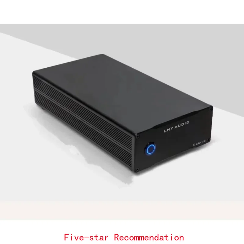LHY Audio OCK-1S 10MHz OCXO Master Clock SC Cut Ultra Low Phase Noise Linear Power Supply, HiFi Audio Reference Clock Generator