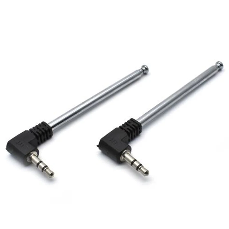 ★▲1/2 Piezas Conector Universal de 3.5mm para Antena Externa, Amplificador de Señal en Forma de L para Teléfonos Móviles 2