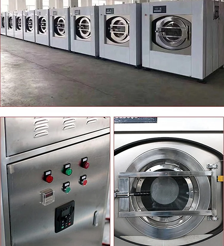 New Heavy Duty Largest Capacity Professional Industrial Laundry Machine Dry Cleaning Equipment Washing Machine Price