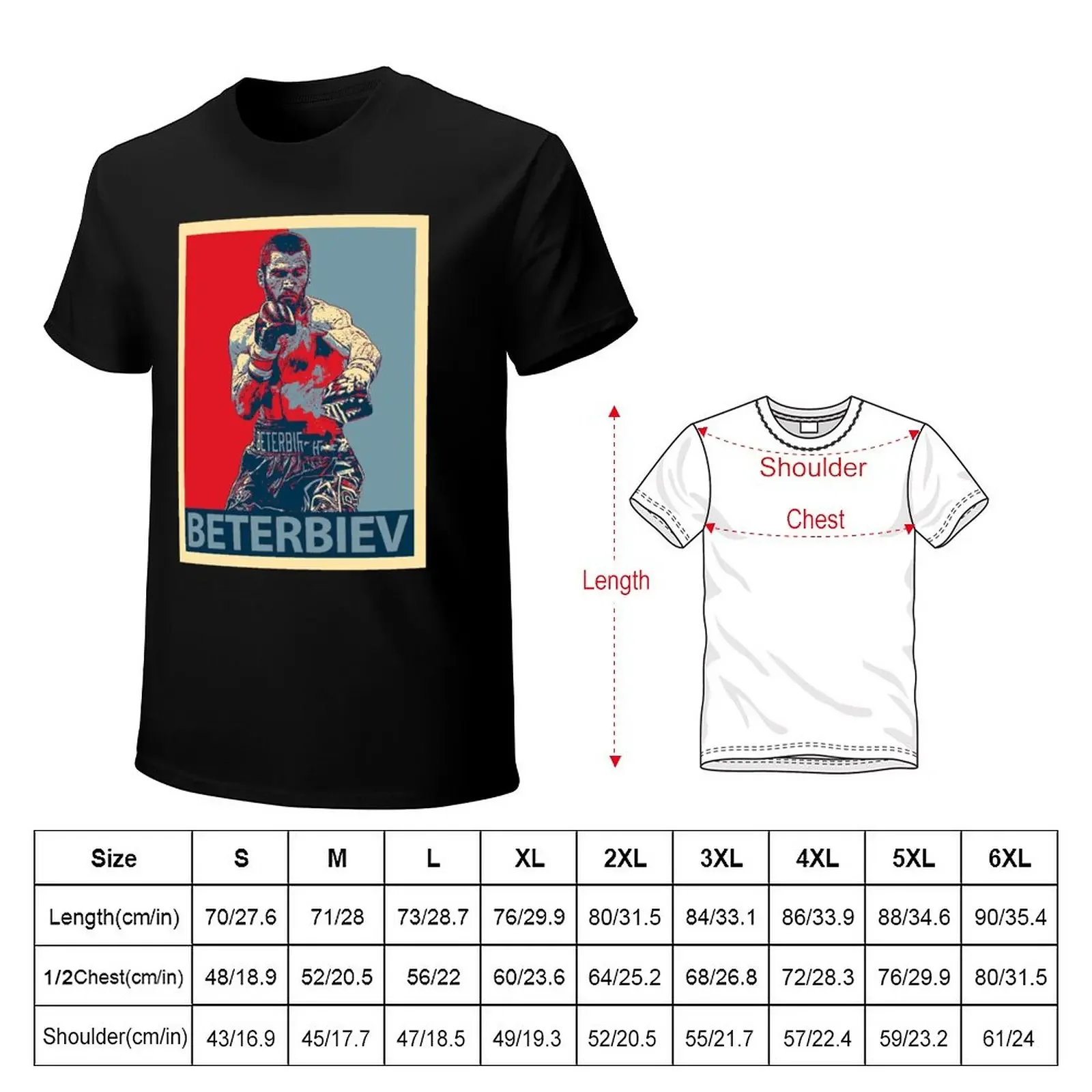 Artur Beterbiev fighting T-Shirt funnys summer tops anime clothes heavyweight t shirts for men