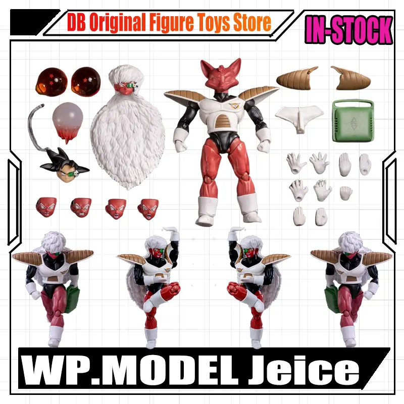 

In Stock WP Model Dragon Ball Z SHF Ginyu Force Jeice Burter Recoom Guldo Frieza Anime Action Figures Toys Model Collector Gift