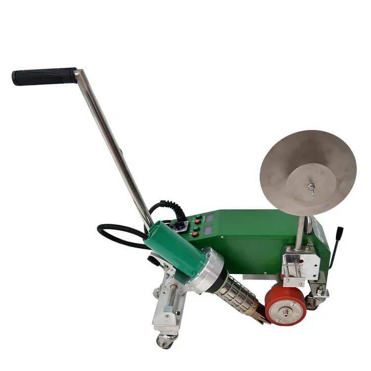 SWT-MAT2 Tape Type Banner Welding Machine Hot Air Welder For Reinforcement 4200W PVC Tarpaulin Hot Air Welder With 40mm Nozzle