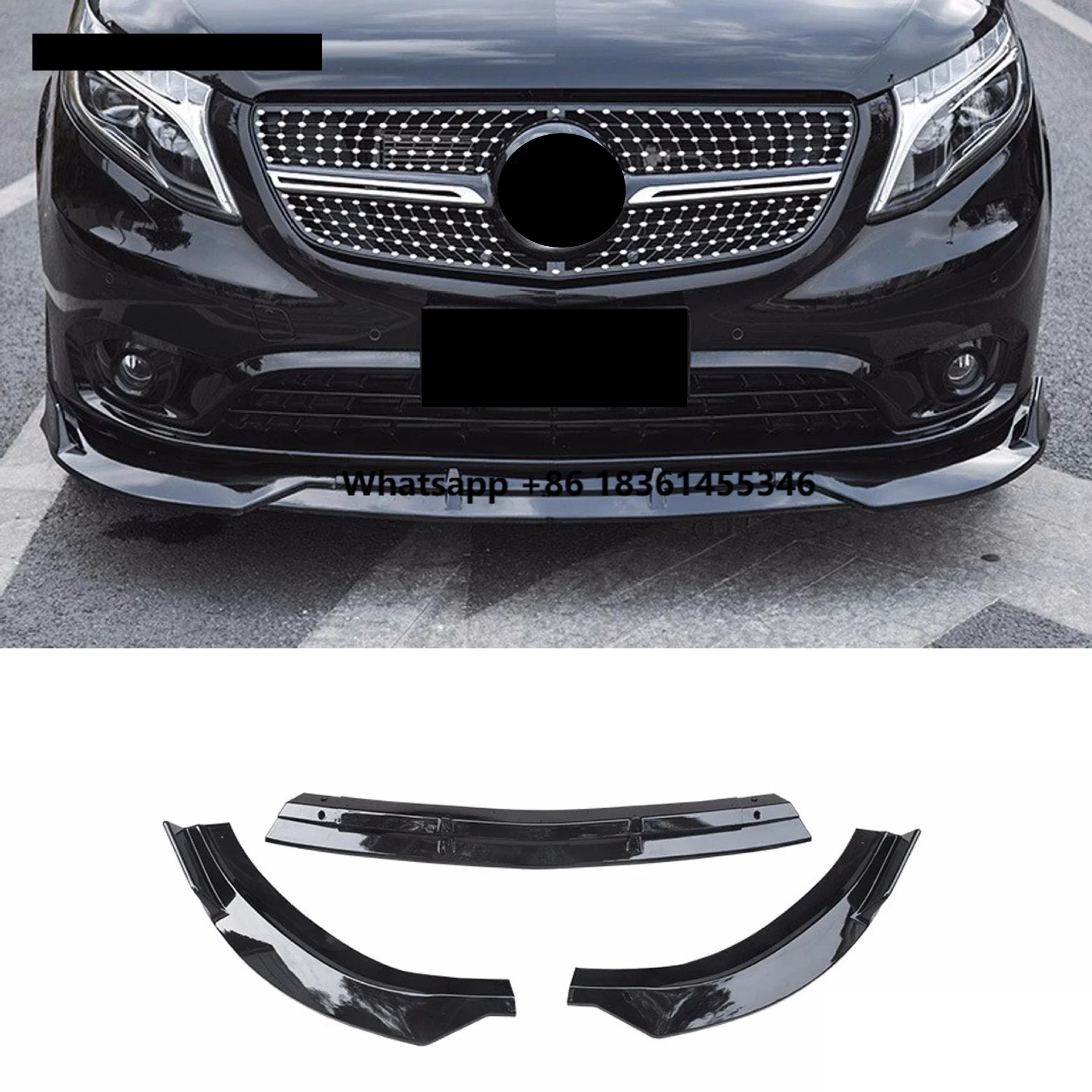 

For Vito V260 W447 2016-2023 modified new style Front Shovel Surround Body kit Car AccessoriesFront lip