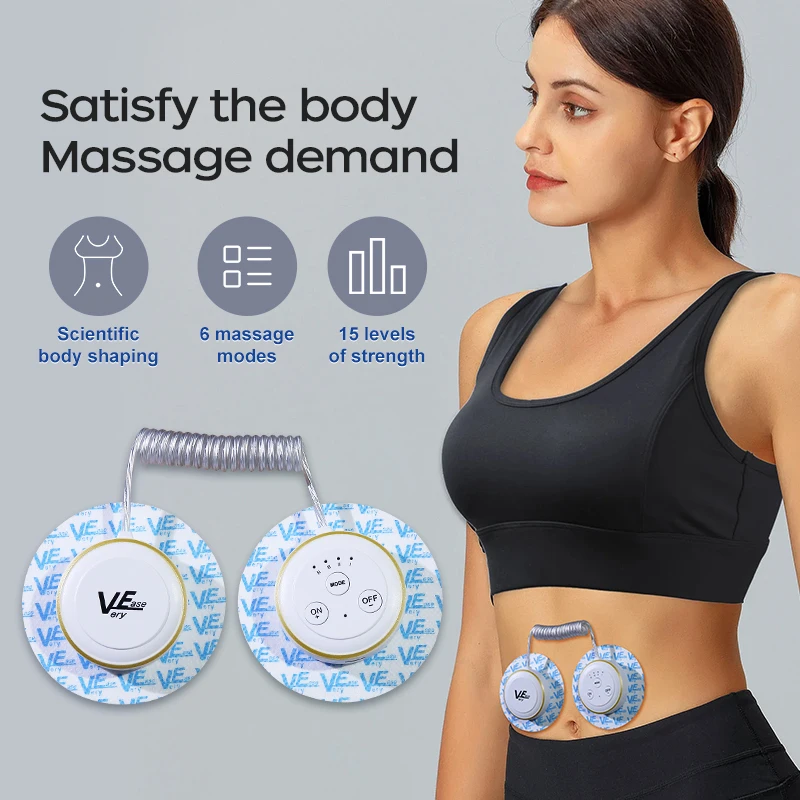 VE Sport Body Shape Exercise Massage Machine Fat Burning Waist Arm Leg Gym Fitness Electrical Muscle EMS Low Frequency Massager