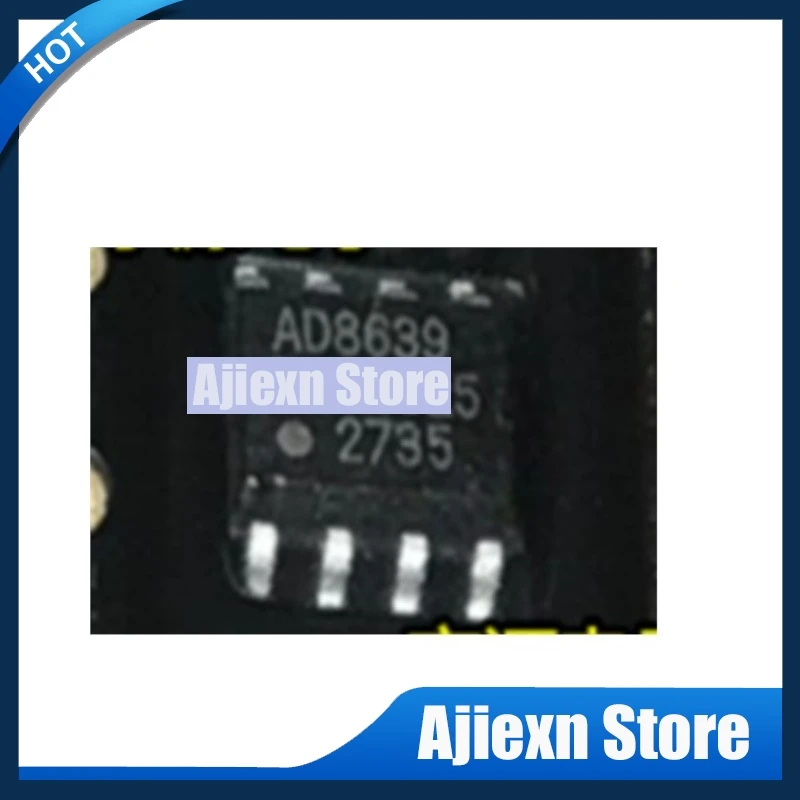 10Pcs AD8639 AD8639AR AD8639ARZ SOP8 Precision amplifier chip in stock  100% new and original
