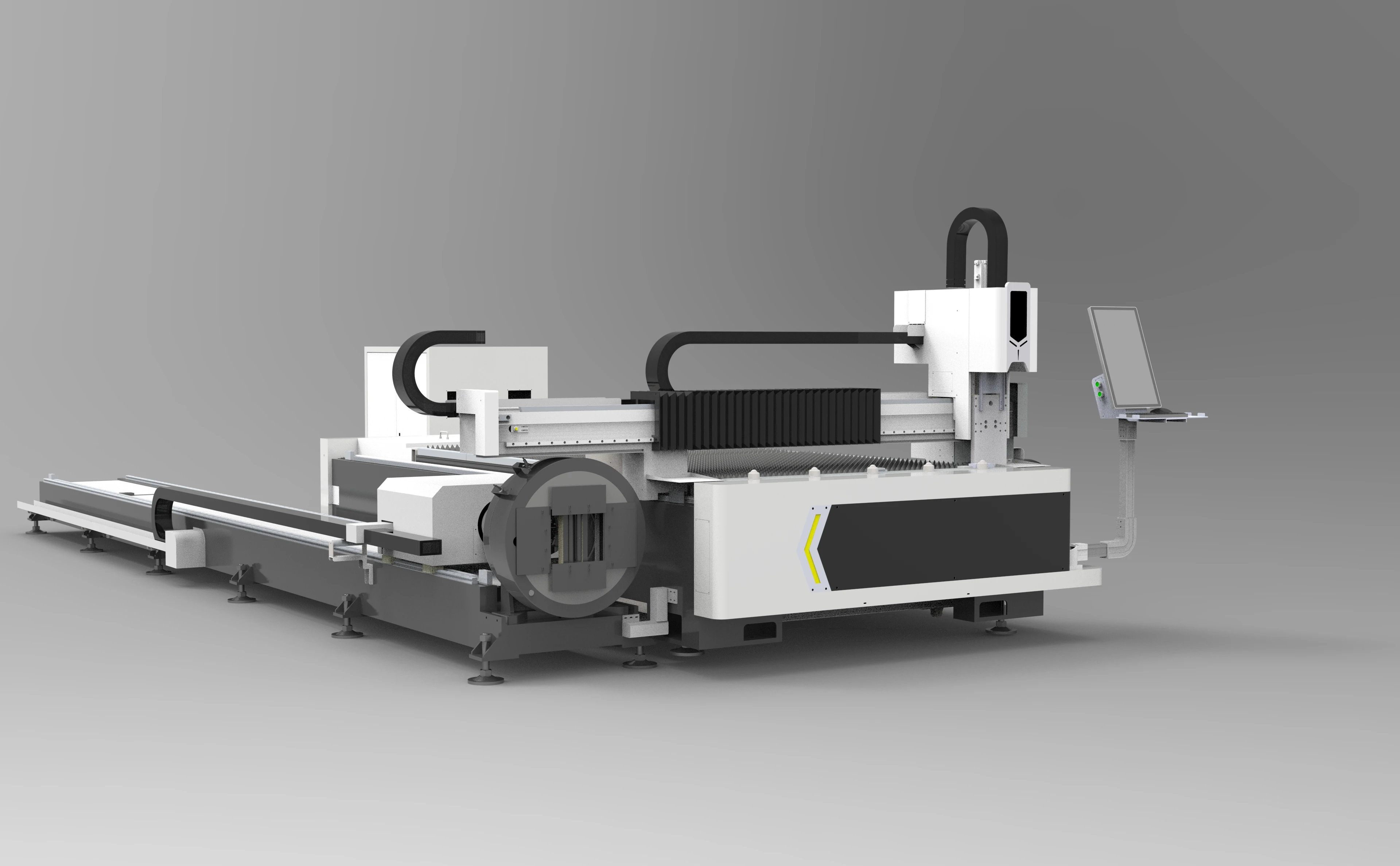 سعر تنافسي أفضل جودة 3kw CNC ورقة أنبوب الألياف آلة القطع بالليزر المياه الحديد لوحة الألياف الليزر للمعادن النحاسية
