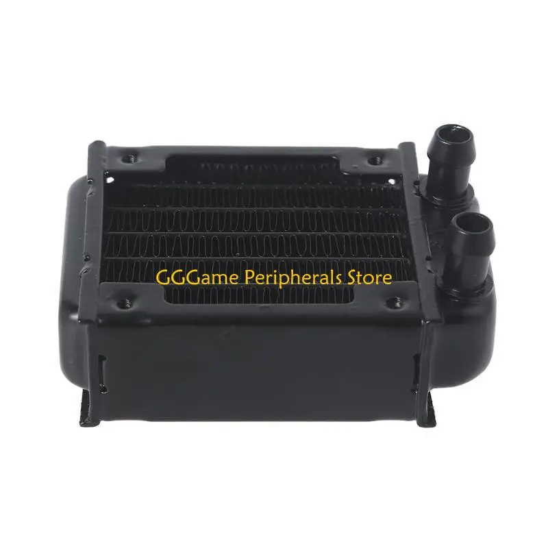 U55B Aluminum Radiator CPU Water Cooling Heat Exchanger with 1/4 inch Thread 6 Tubes