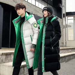 Parkas Male Quilted Padded Jackets Long Clothing Fashion 2024 Men's Down Coats Winter Korean Reviews Many Original Brands Warm