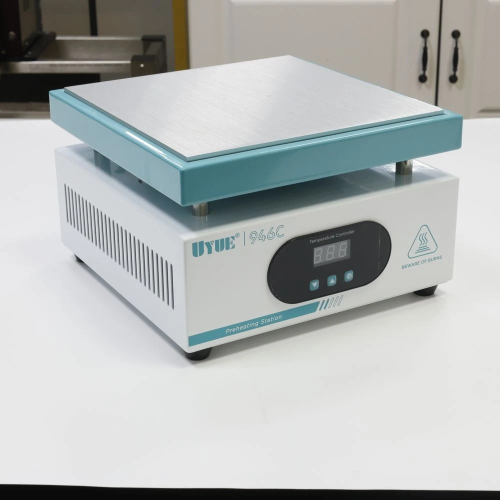 سخان الألواح الساخنة UYUE 946C 50 ~ 350 ° C التحكم الرقمي لإزالة لحام مكون PCB للهاتف المحمول