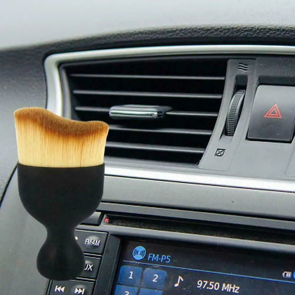 1pcs New Car Interior Cleaning Tool Car Interior Cleaning Soft Brush Dust Removal Home Office Detailing Clean Tools Auto