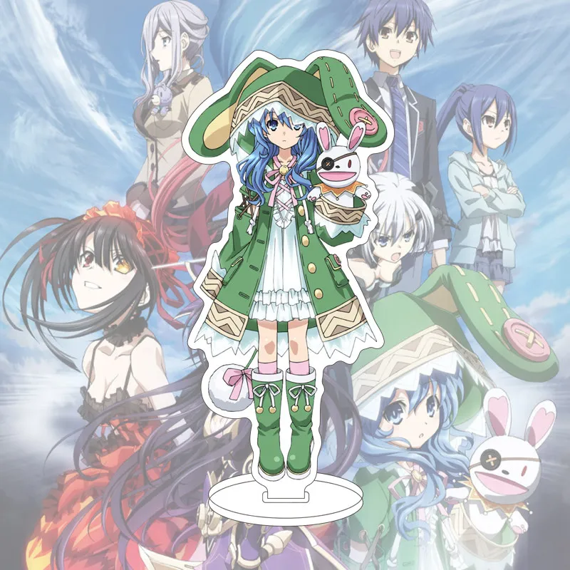 16CM Anime Acrylic Stand Date a Live Yatogami Tōka Tokisaki Kurumi Tobiichi Origami Honjō Nia Cos Figure Ornaments Gifts - view 5