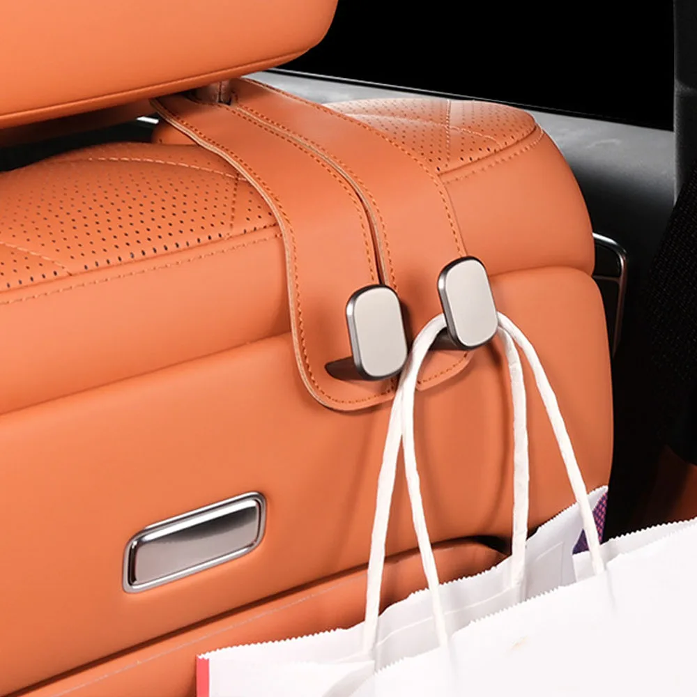 Multi Functional Leather Hook For BYD Great Tang Da Tang Car Accessories Seat Backrest Hook Strong Load-bearing Capacity