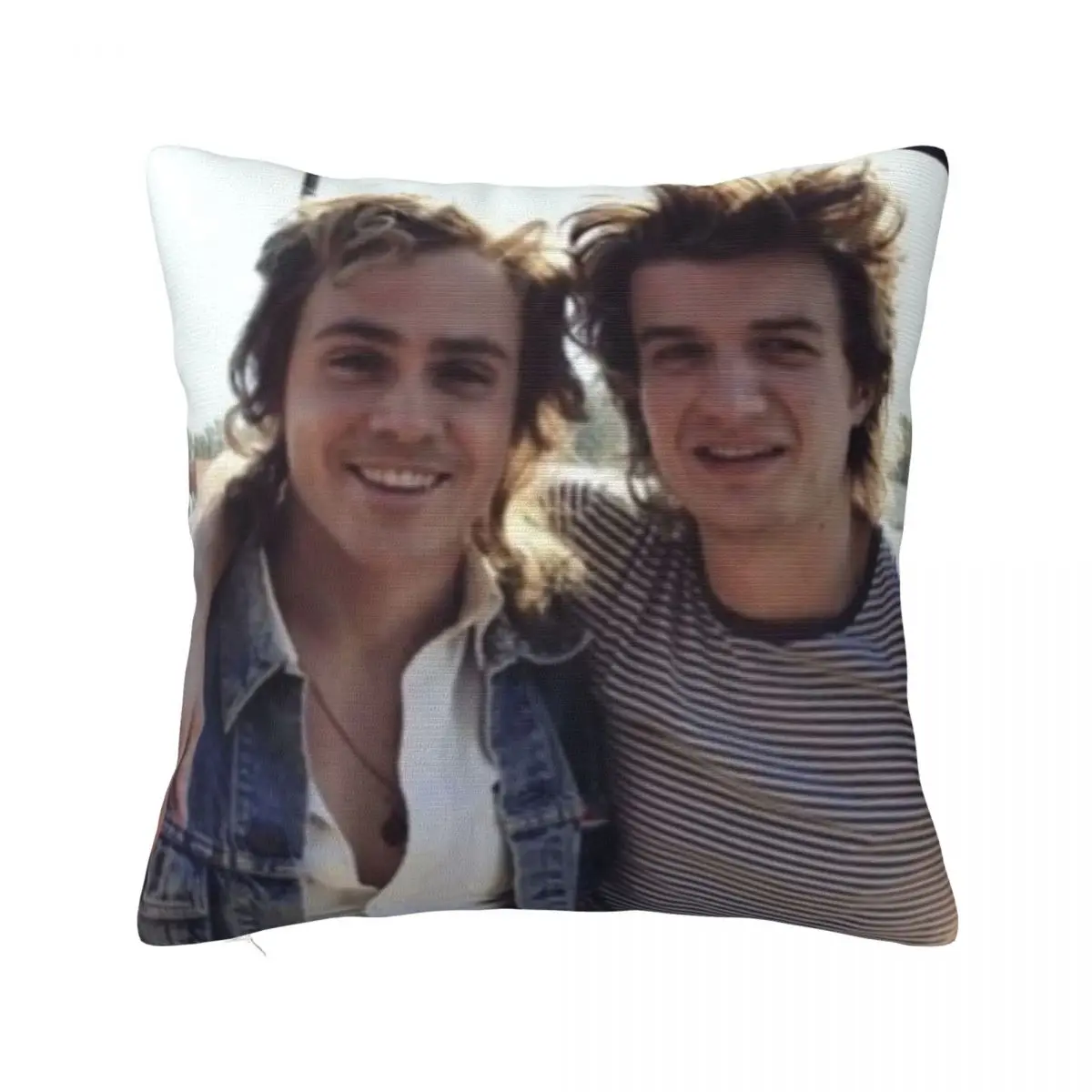 

Joe keery and Dacre Montgomery Throw Pillow Decorative Cushion Sofa Covers Couch Cushions