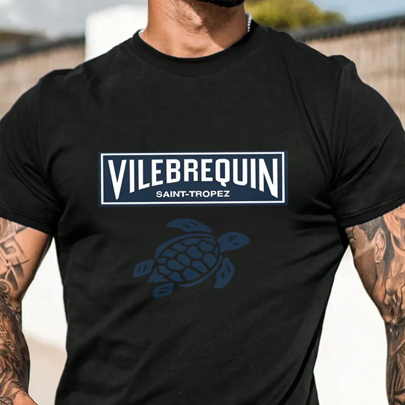 

Мужские футболки в стиле ретро с простым буквенным принтом, повседневные, с коротким рукавом, круглым вырезом, размеры S-3XL