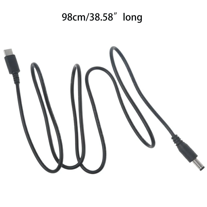 USB C PD bis 12 V 5.5x2,1 mm Netzteilkabel für Router Laptop LED Lamp Drucker Modem Notebook -Computer und mehr