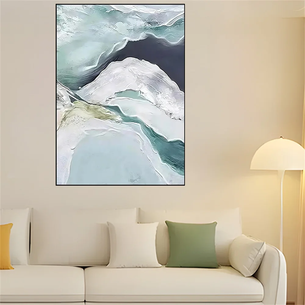 

Hand-Painted Wall Art Salon Flipchart Abstract Horse Oil Painting On Canvas Animal Picture For Living Room Home Decor Poster