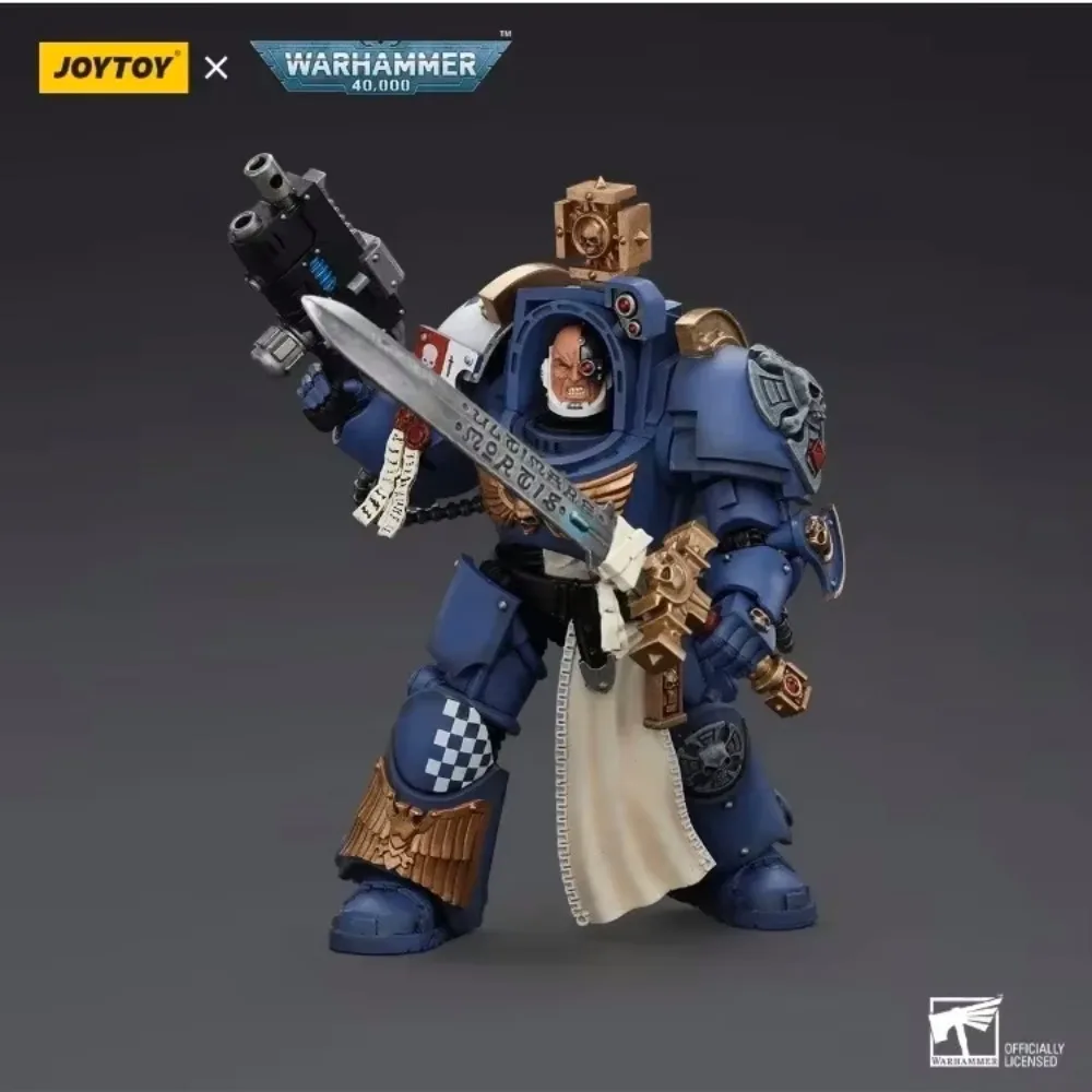 Joy Toy Toy Gift Warhammer 40K Action Figure Ultramarines Captain In Terminator Armor Action Figure Gezamenlijke beweegbare beeldjemodus