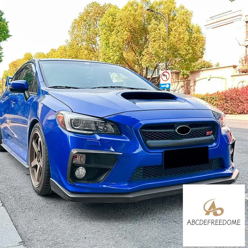 

Car Front Bumper Splitter Spoiler Fog Lamp Spoiler Cover Trim For Subaru WRX STI VA 2014-2016