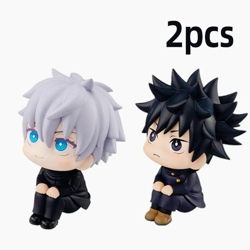 10 cm Jujutsu Lijn Anime Figuur Yuji Itadori Wederzijdse Hulp Satori Fushiguro Megumi Kugisaki Kawaii Speelgoed PVC Model Acchion Figuur Kid Techniek fts