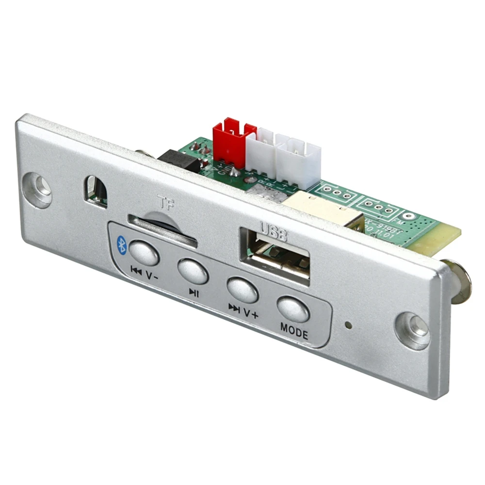 A003 2X25W Amplifier Mp3 Player Decoder Board 6V-12V Bluetooth 5.0 Car Fm Radio Module Support Tf Usb Aux