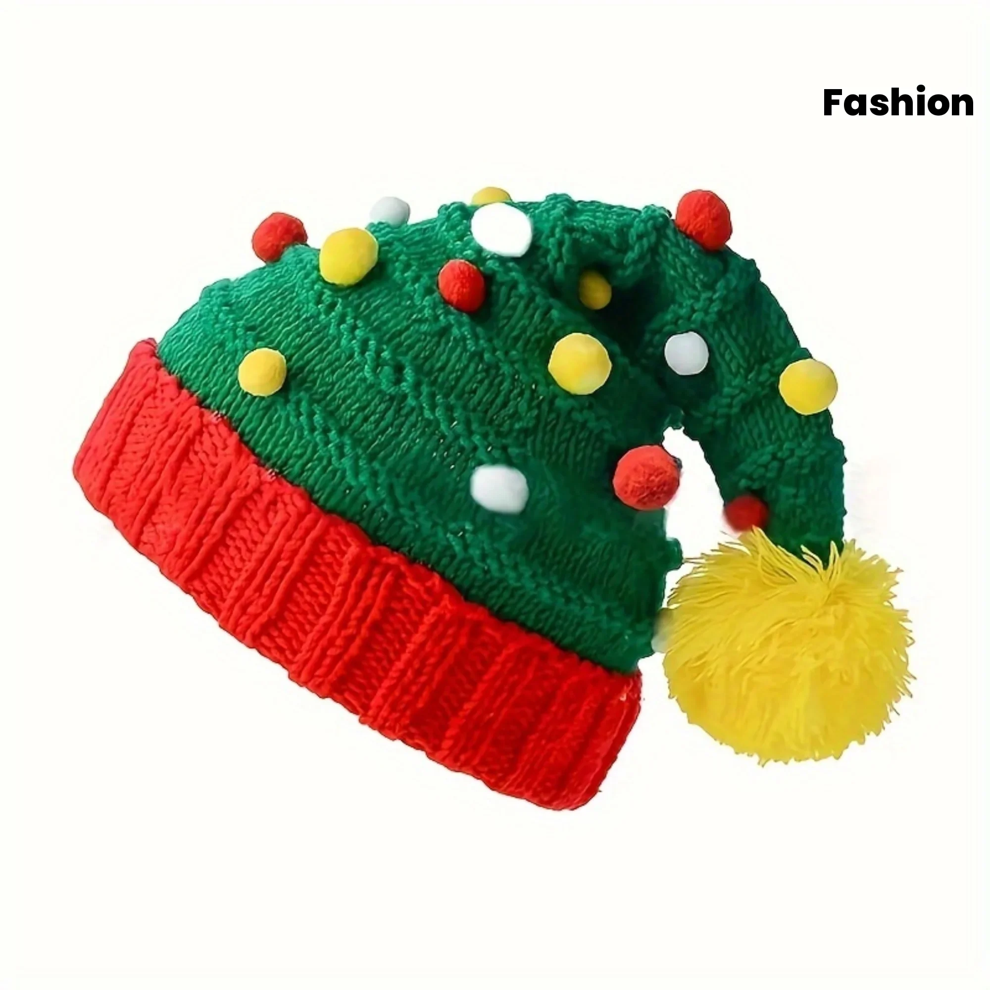 

New Men's Outdoor Fashion Christmas Tree Pattern Hat