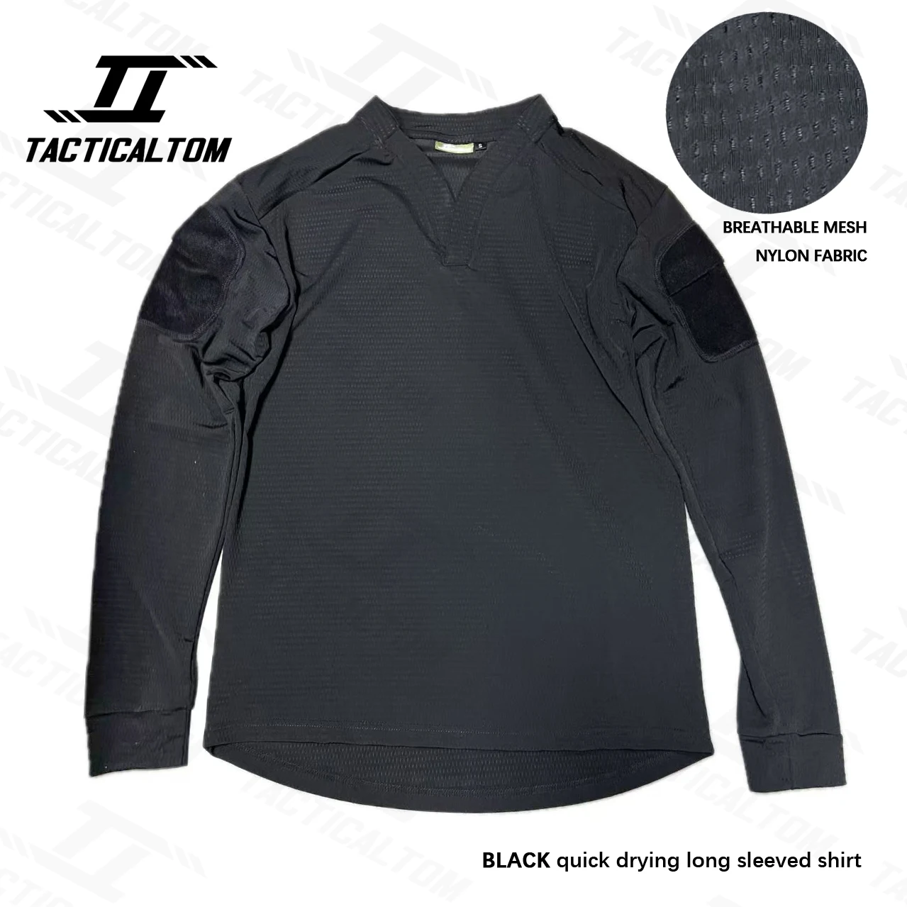 

Тактическая быстросохнущая футболка Tom vs., боевая куртка с длинными рукавами, мягкая и удобная спортивная одежда с v-образным вырезом для активного отдыха