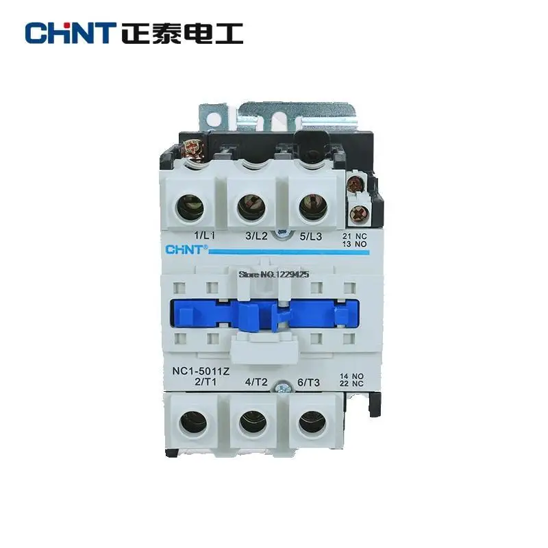 

CHINT NC1-5011Z Rail Mount Contactor Industrial Electric Contactor DC 24V DC36V DC48V DC110V DC220V NC1-5011 LC1 CHNT