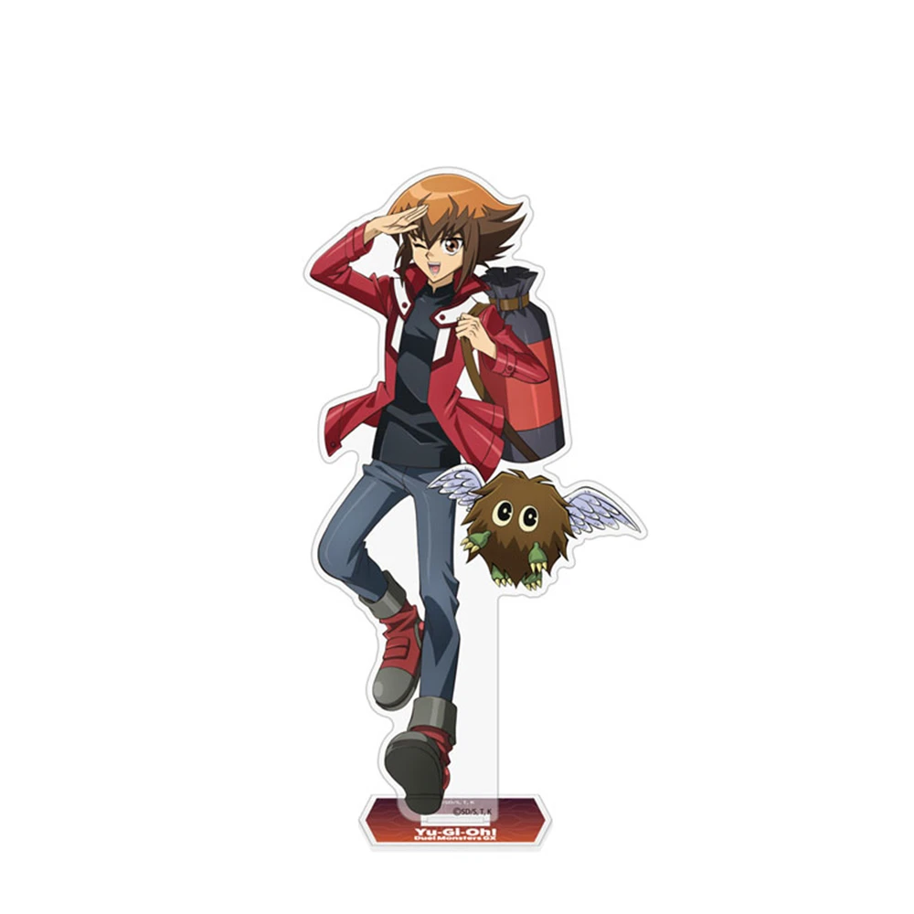 15cm 7PCS Game Anime Yu-Gi-Oh! Duel Monsters GX Keychain Acrylic Stand Model Figure Goods Character Gifts Decoration Character