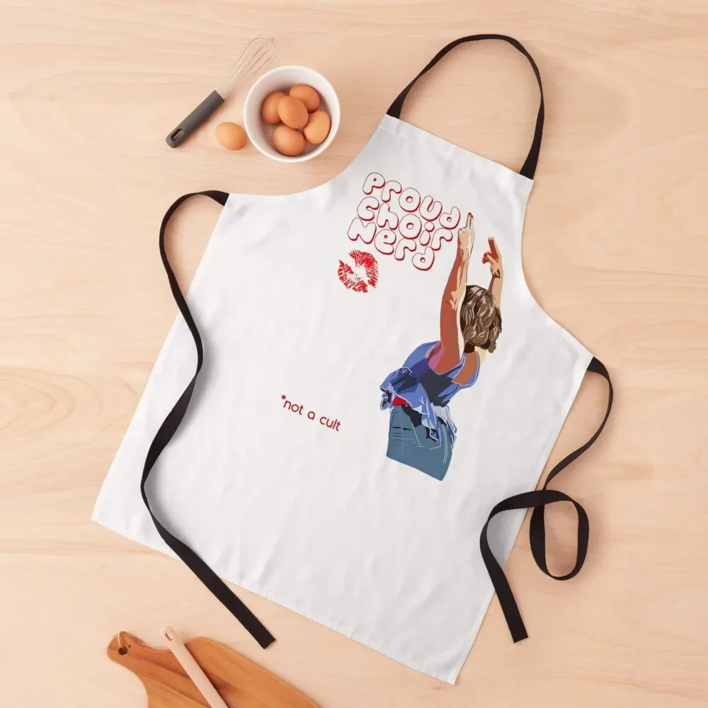 

Proud choir nerd tess Apron Cute Kitchen Accessories nail tech supplies kitchen girl Nursing Apron