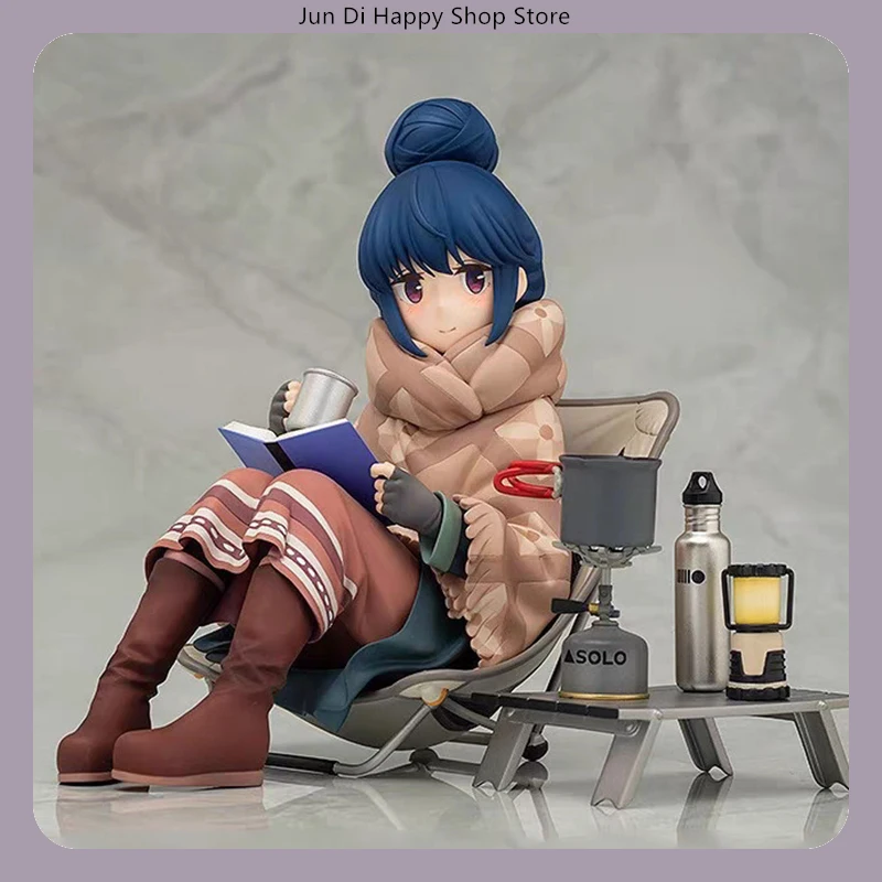 Campamento de Yuru △ Shima Rin Camping versión múltiples accesorios figura de Anime estatua decoración de escritorio regalo ​