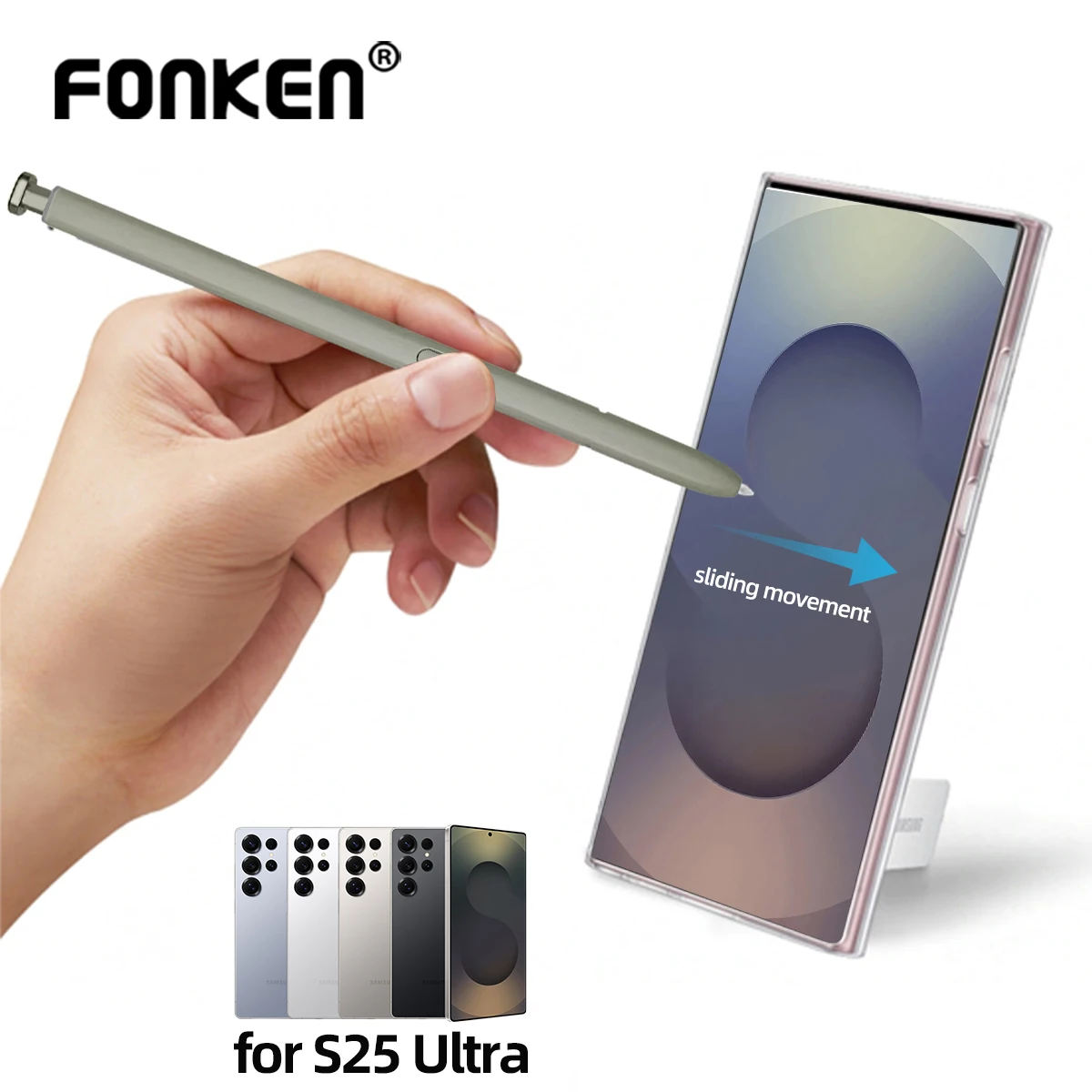 

Стилус S Pen для телефона Samsung S25 Ultra, сменный карандаш для сенсорного экрана для Galaxy S25Ultra SM-S938B SM-S938U без Bluetooth