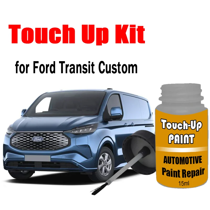 Car Touch-Up Paint Kit (with Brush) for Ford Transit Custom Paint Scratch Remover Car Paint Car Accessories White Gray Blue Red