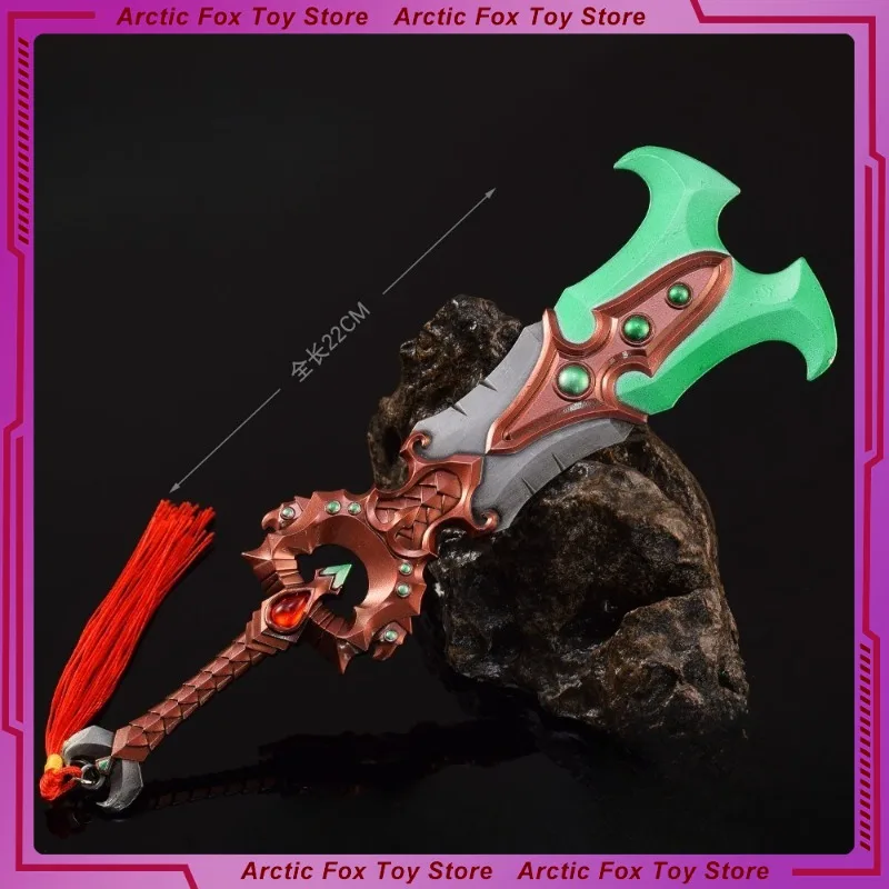 21cm World of Warcraft The Soul-Render Weapons Alloy Model Desktop Decoration Ornaments Collection Crafts Birthday Gifts Toy Kid