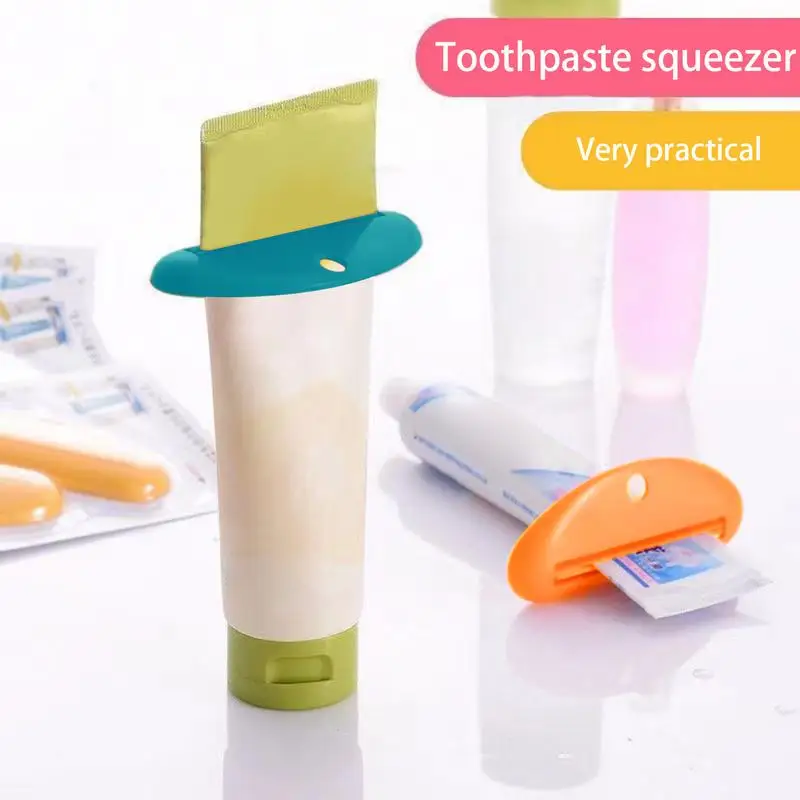 Toothpaste Tube Squeezer Toothpaste Clip Tube Squeezing Tool Labor-Saving Toothpaste Roller Reduces Waste and Easy Press