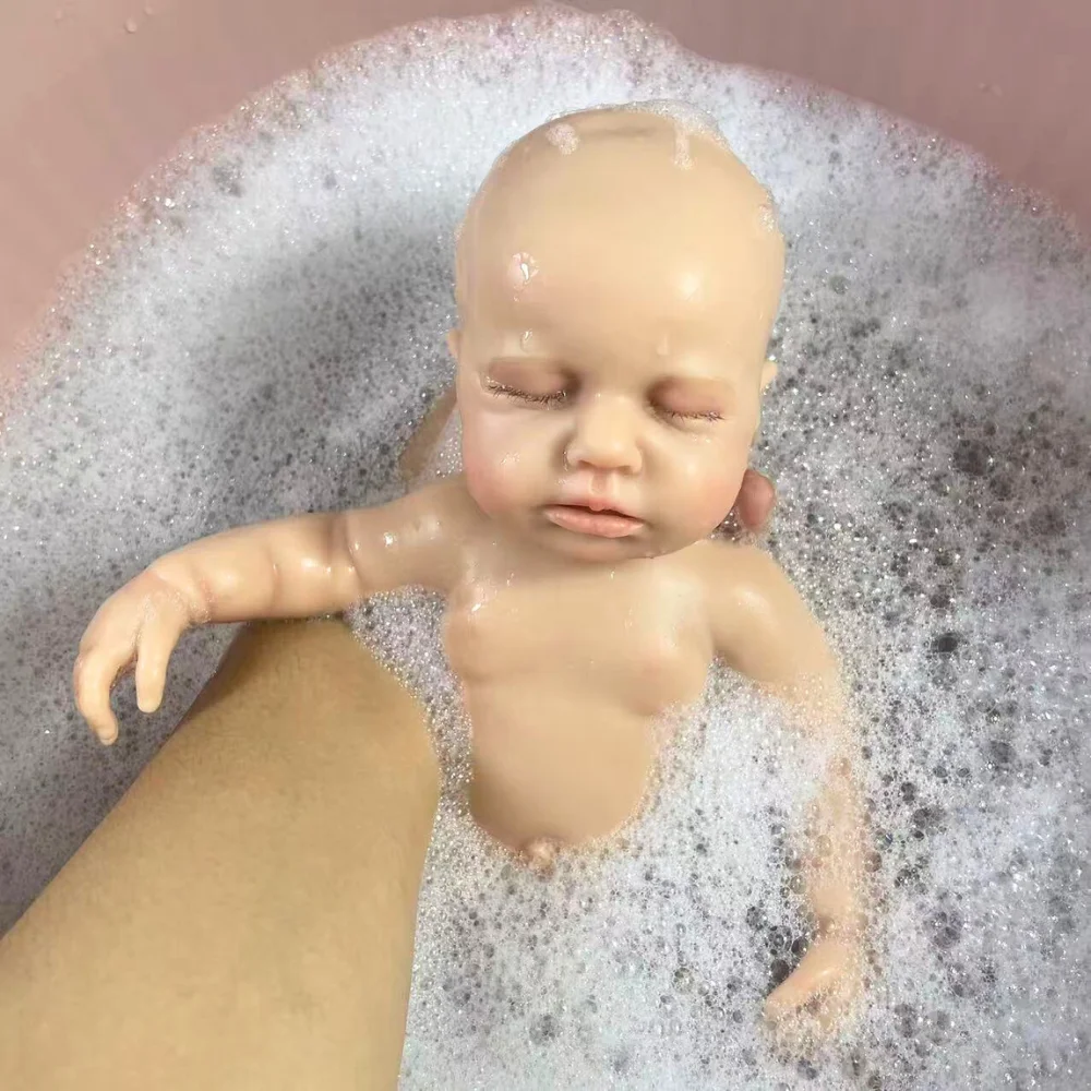 Mini LouLou in silicone da 13 pollici può aprire la bocca bambola rinata per bambini bambola Bebe in silicone morbido per tutto il corpo ragazzo e ragazza per scegliere