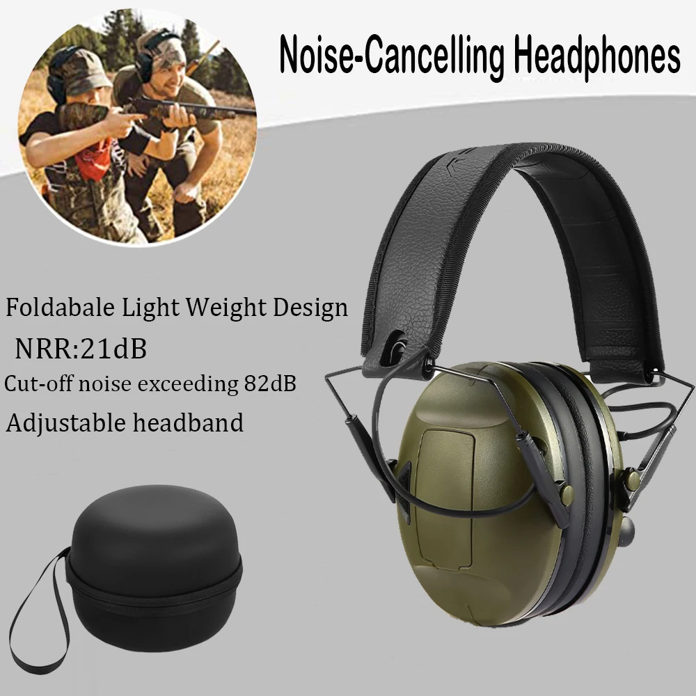 

Big Sale Sport Tactical Electronic Hearing Protector, Ear Protection, NRR 21 dB, Shooting and Hunting Hight quality